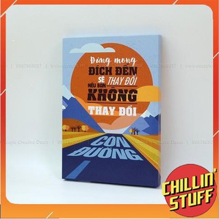 [CANVAS] Tranh chữ slogan cổ động tạo động lực trang trí văn phòng Cocopic OFV101 Tặng kèm bộ dụng cụ