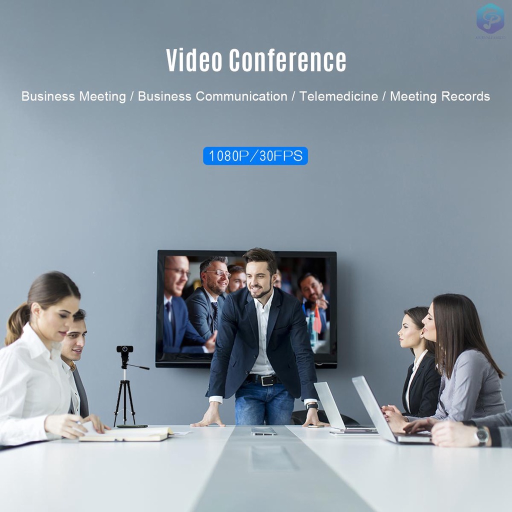 Webcam Máy Tính Hd 1080p 2 Megapixels Tự Động Lấy Nét H.264 Ổ Cắm Usb Kèm Micro Hỗ Trợ Giảng Dạy / Dạy / Học Trực Tuyến | BigBuy360 - bigbuy360.vn