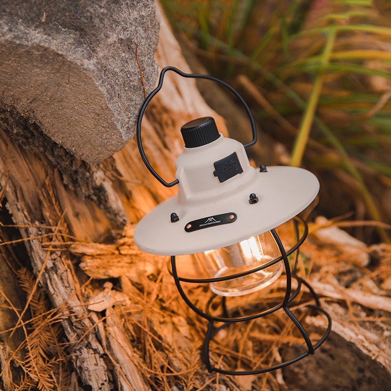 Đèn cắm trại, du lịch, câu cá, thiết kế cổ điện, 3 chế độ sán, trang trí siêu đẹp