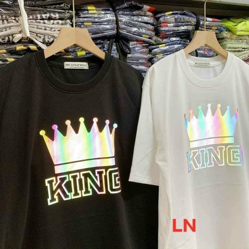 Áo phông phản quang vương miện King và Queen TH6