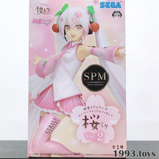Mô hình chính hãng Sega SPM Figure Vocaloid - Hatsune Miku - Super Premium Figure - Sakura Ver.2