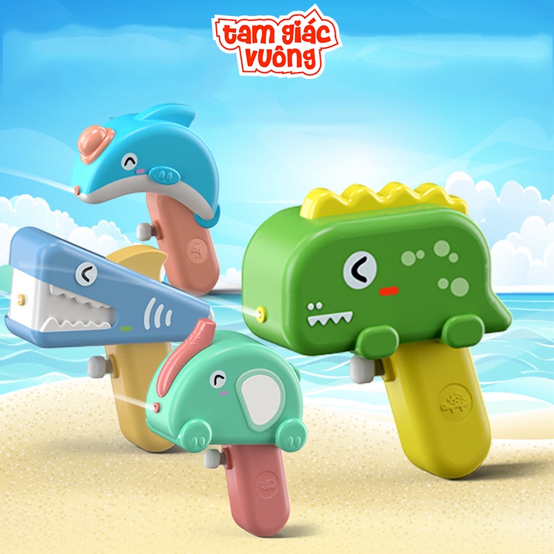 Súng bắn nước dễ thương ngộ nghĩnh nhiều màu sắc bắt mắt Súng phun nước đồ chơi cho bé