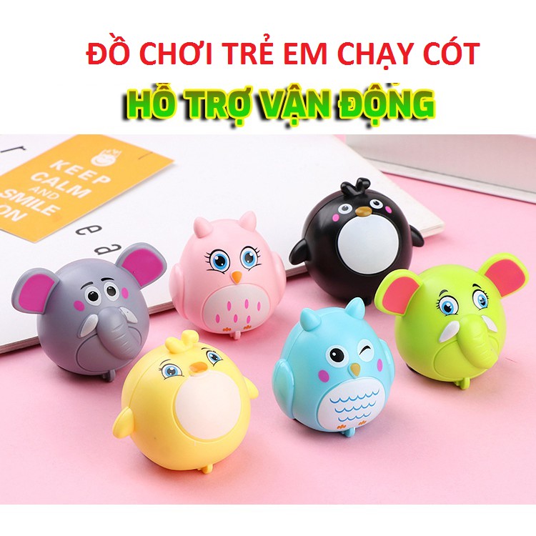 Đồ Chơi Trẻ Em Xe Chạy Bằng Trớn Hình Con Voi, Con Cú,Chim Cánh Cụt, Gà Con Đáng Yêu