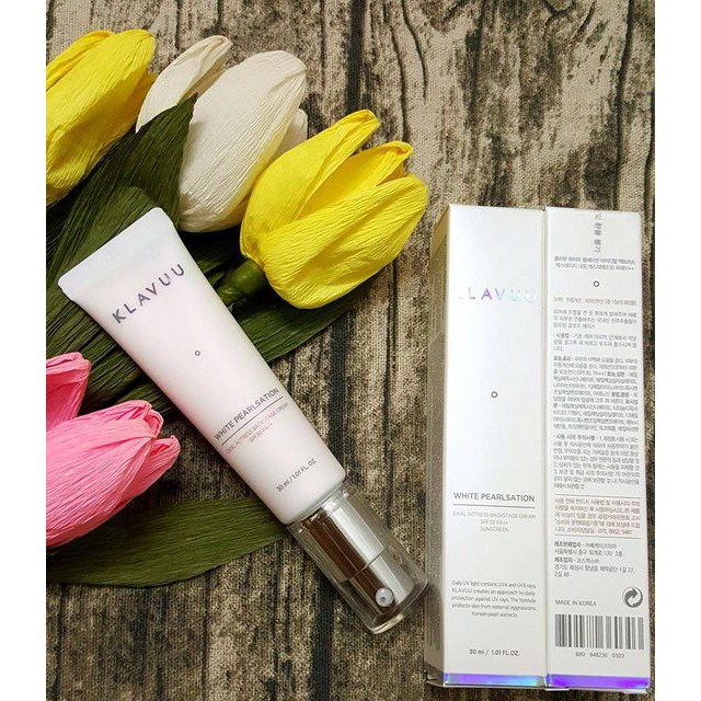 [CHUẨN] KEM LÓT KLAVUU NGỌC TRAI KÈM CHỐNG NẮNG