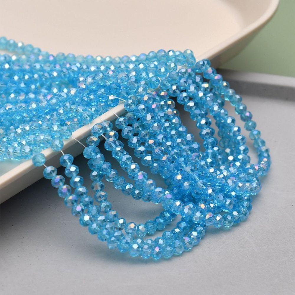 Vòng cổ Mặt Kính Có Lỗ Xỏ Hạt Làm Trang Sức Thủ Công DIY