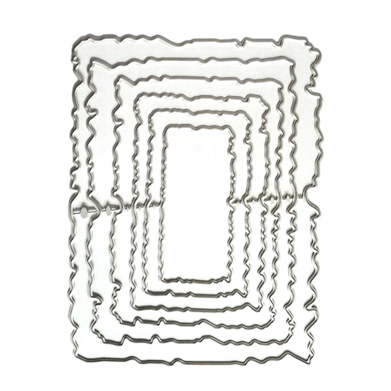 Khuôn Cắt Giấy Làm Từ Kim Loại Hình Khu Vực Trang Trí Scrapbook