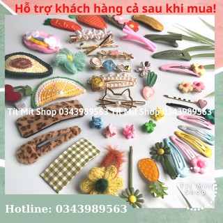 Kẹp tóc hàn quốc nhiều mẫu đính đá, ngọc trai siêu đẹp