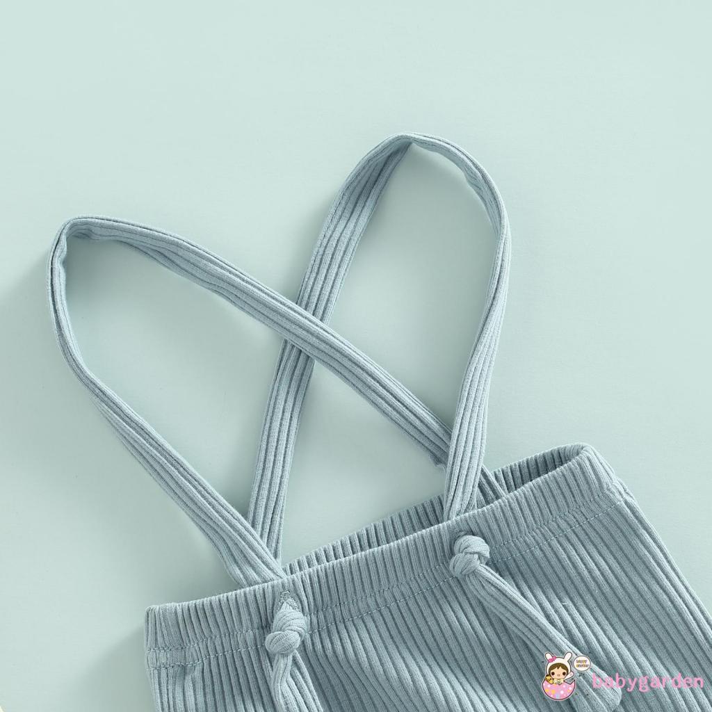 Quần Yếm Dài Màu Sắc Trơn Phong Cách Đường Phố Thời Trang Cho Trẻ Em