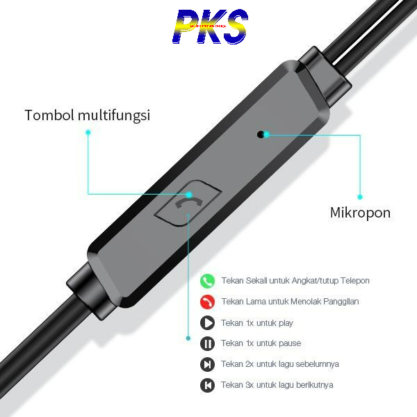 Tai nghe nhét tai ROBOT RE20 nghe nhạc đàm thoại - Cổng kết nối 3.5mm - Hàng chính hãng