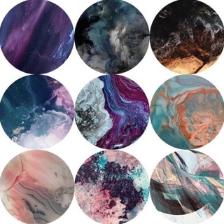 VDMN Popsocket iring giá đỡ điện thoại vân đá vân màu nước