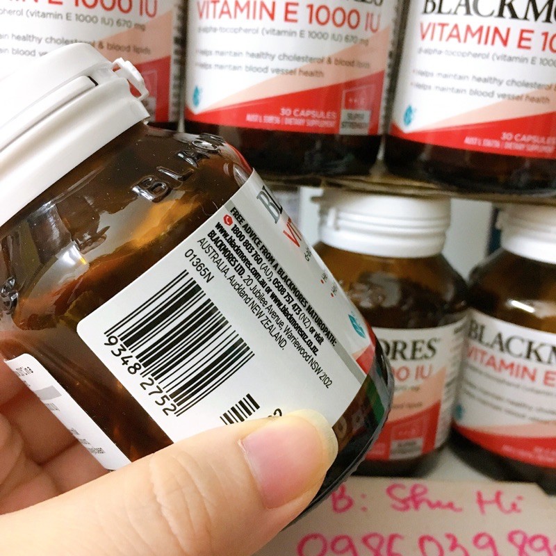 Viên Uống Blackmores Natural Vitamin E 1000IU 30 viên - Úc | BigBuy360 - bigbuy360.vn