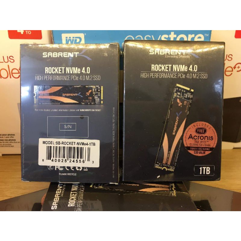 Ổ cứng SSD M2 PCle SABRENT Rocket Gen 3 /Gen4 - 1TB NVMe 2280 - Bảo hành 36 tháng