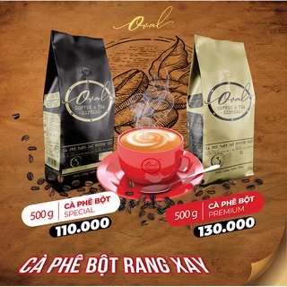 Cafe bột 500gr - pha phin - oval coffee - gu truyền thống