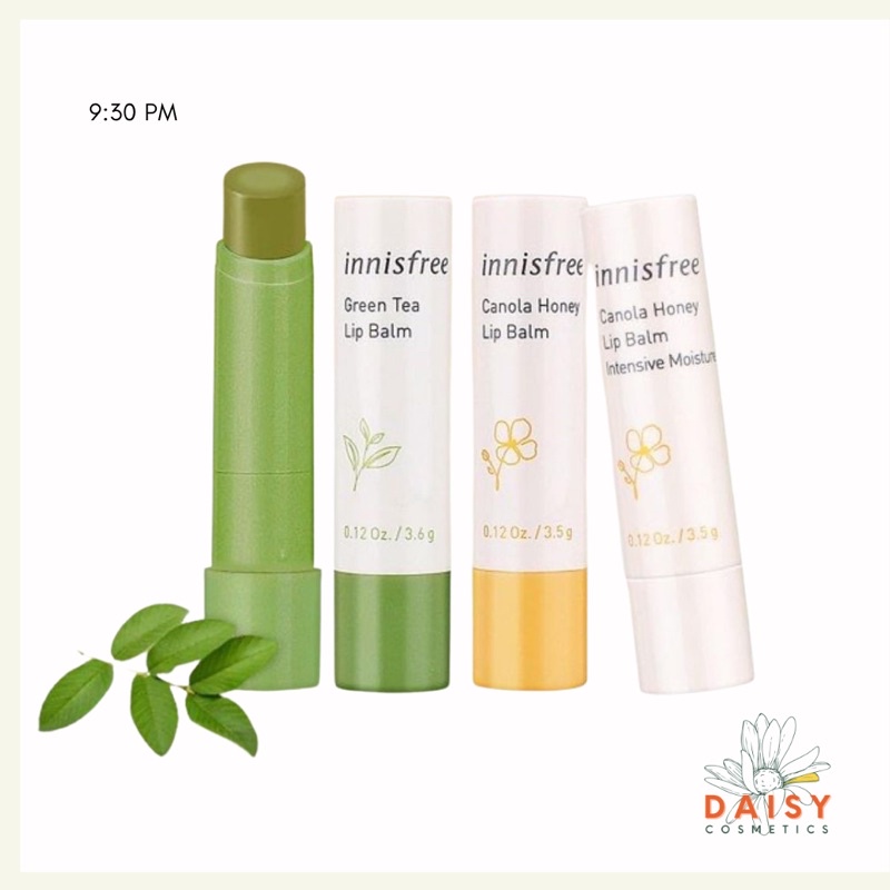 Son dưỡng trà xanh/mật ong Innisfree Lip Balm (3.5g)