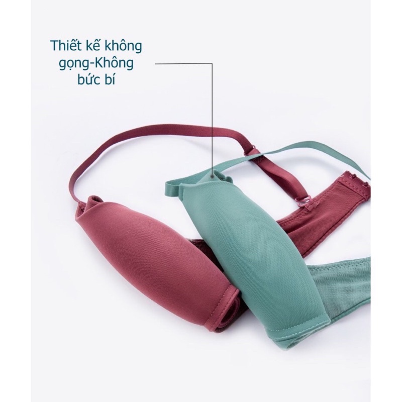 Hot - Áo lót su không gọng đệm mỏng chống lộ viền A850