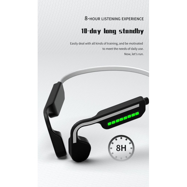 Dẫn Truyền Xương Tai Nghe Tích 16G Bluetooth-Tương Thích 5.0 Tiếng Ồn Không Dây Thể Thao Tai Nghe IPX6 Chống Thấm Nước