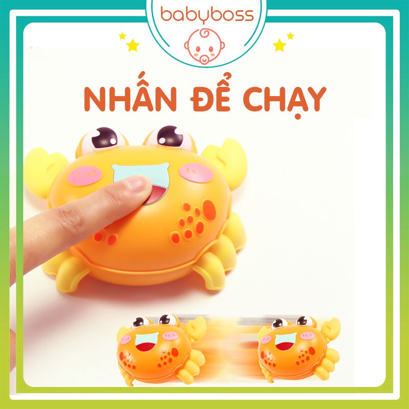 Đồ chơi chú cua tinh nghịch chạy dây cót dễ thương cho bé yêu - babyboss