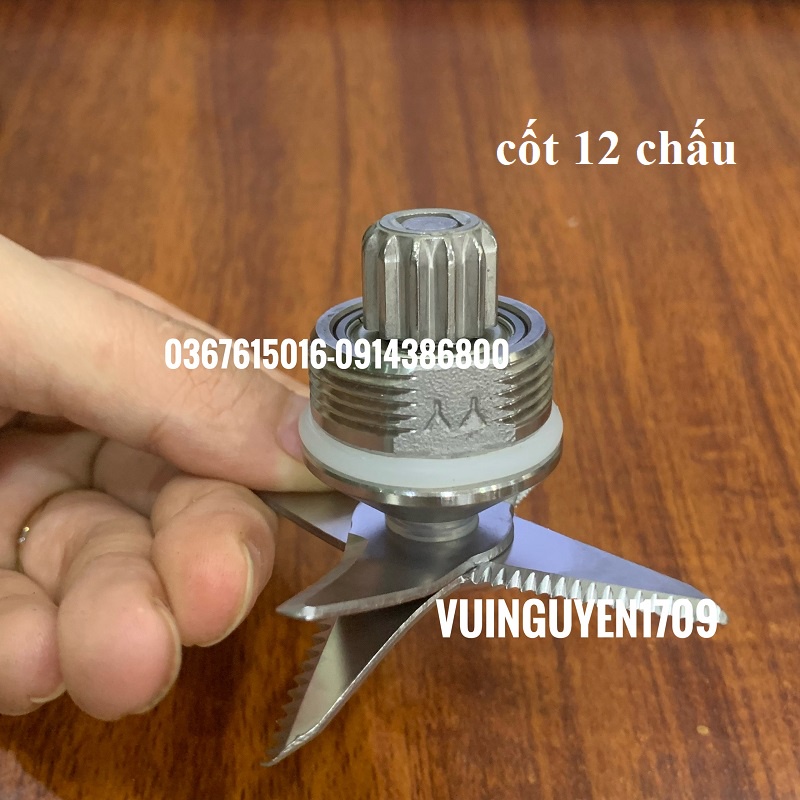 Lưỡi dao 6 cánh máy xay sinh tố công nghiệp