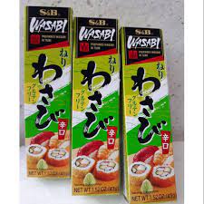 COMBO 2 TUÝP MÙ TẠT WASABI S&B HÀNG CHUẨN XỊN NHẬP KHẨU NHẬT BẢN - tuýp 43gr