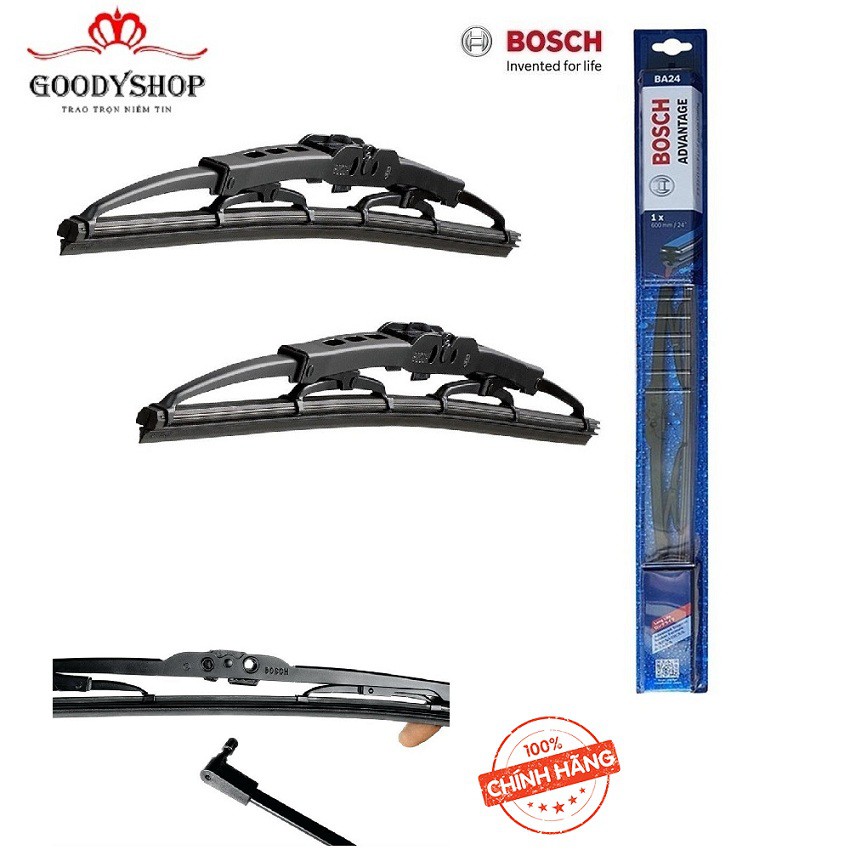 Các Inch Thanh Gạt Mưa 12"14”16”18”19”20”21”24”26”28” BOSCH Advantage cho xe ô tô.GOODYSHOP