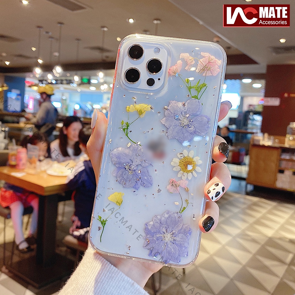Ốp Điện Thoại Mềm Họa Tiết Hoa Lấp Lánh Sang Trọng Cho iphone 15pro max 14 promax 14 plus 12 13 pro max 11 xr x max