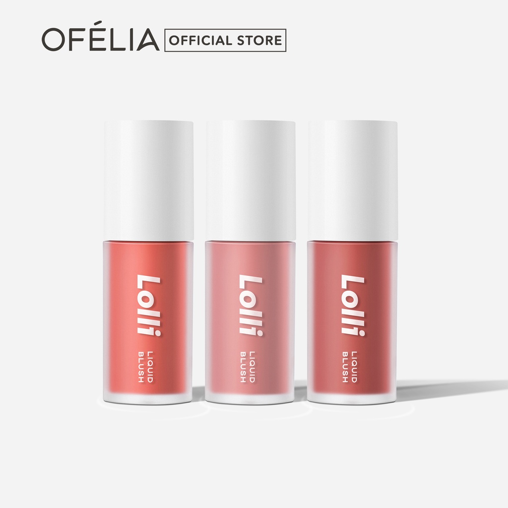 Full Set Má Hồng OFÉLIA Lolli Liquid Blush (3x4.3g)