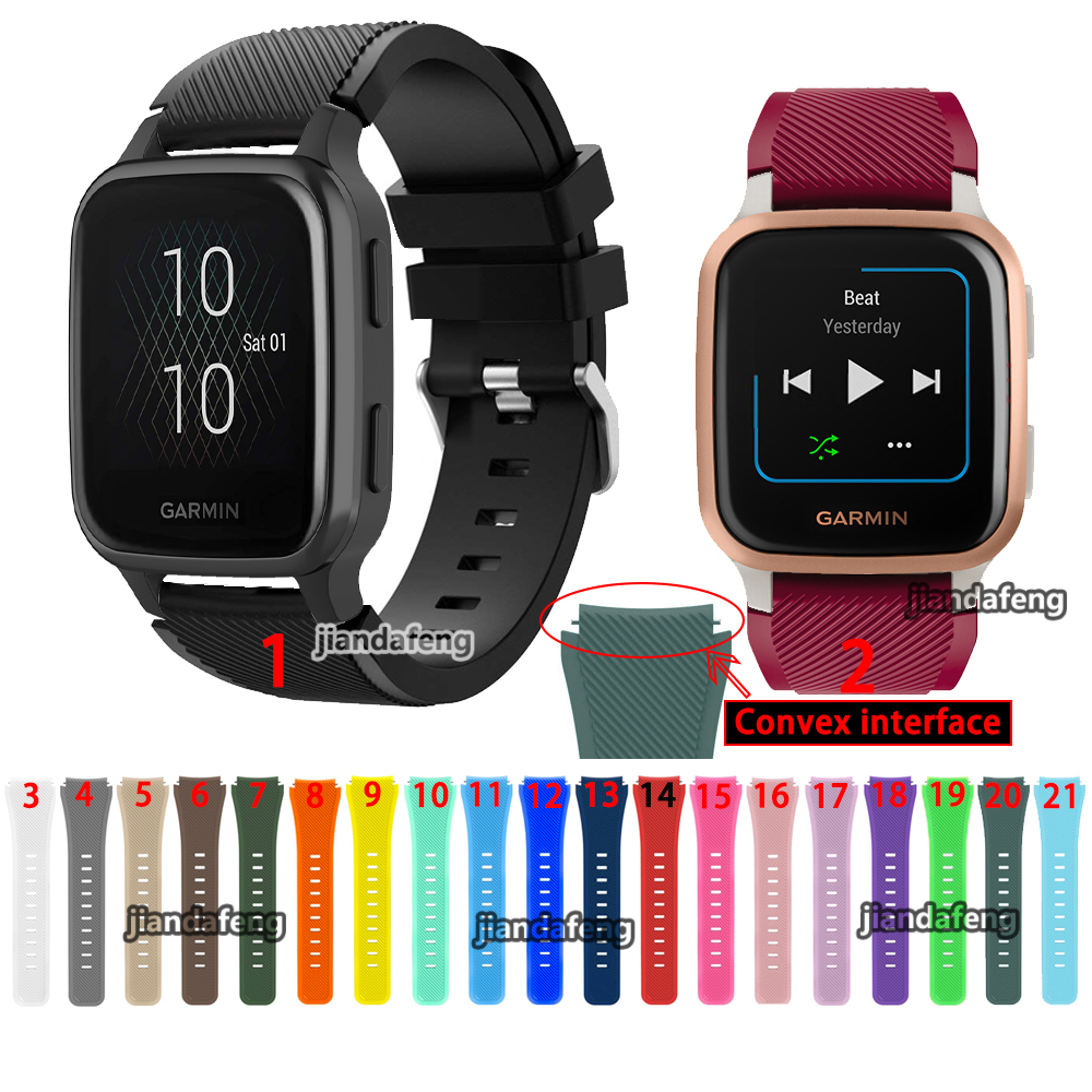 Dây Đeo Silicon Chống Nước Cho Đồng Hồ Thông Minh garmin venu sq