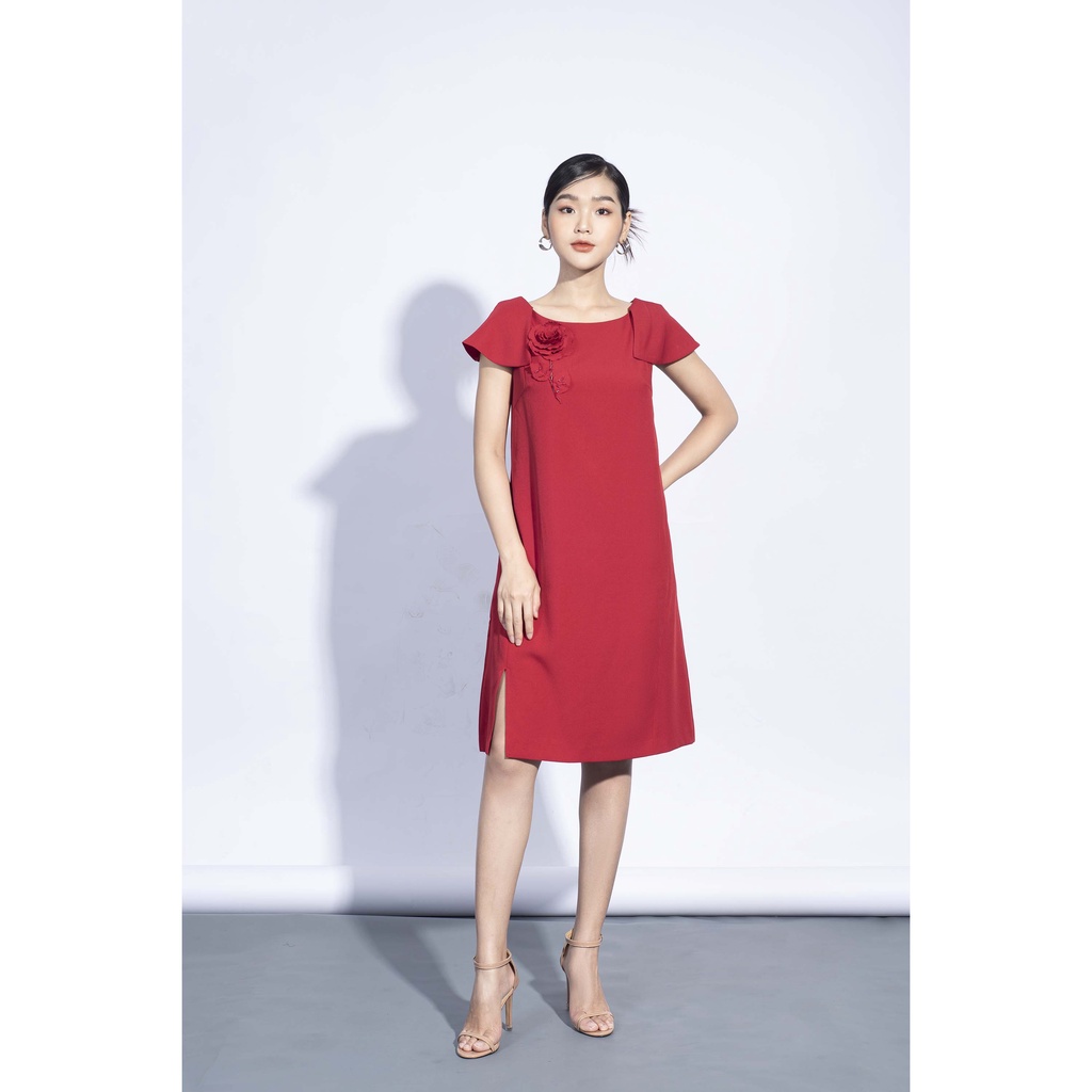 Đầm xuông, tay rơi, ngắn MMOutfit M-DA050221126