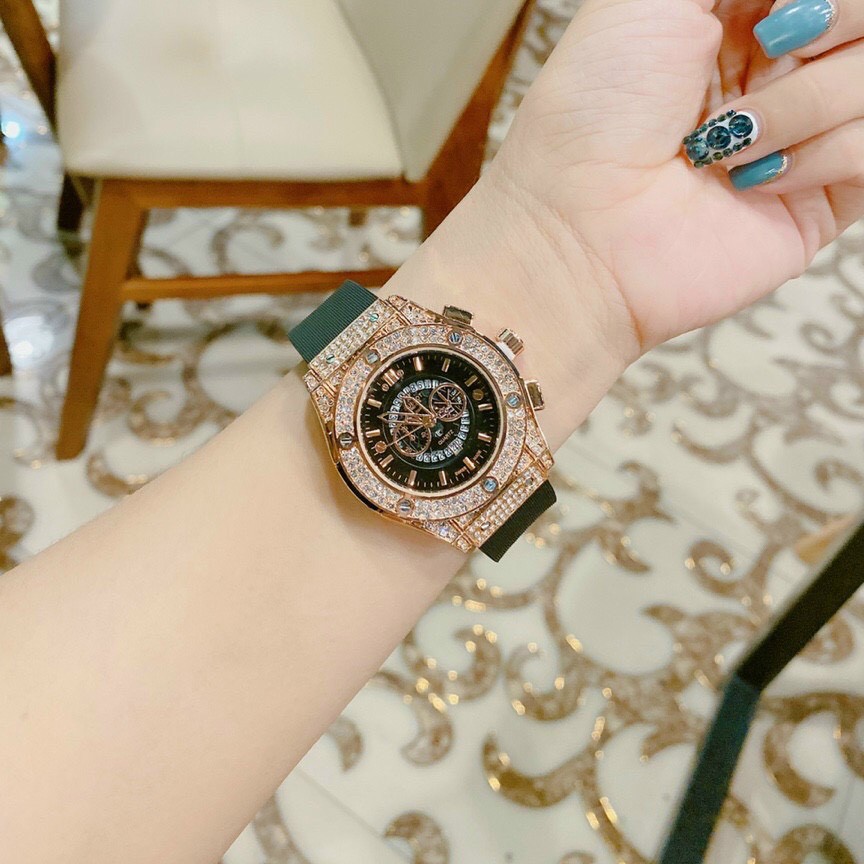 Đồng hồ nam nữ Hublot - đồng hồ unisex cặp đôi dây cao su có bảo hành 12tháng | BigBuy360 - bigbuy360.vn