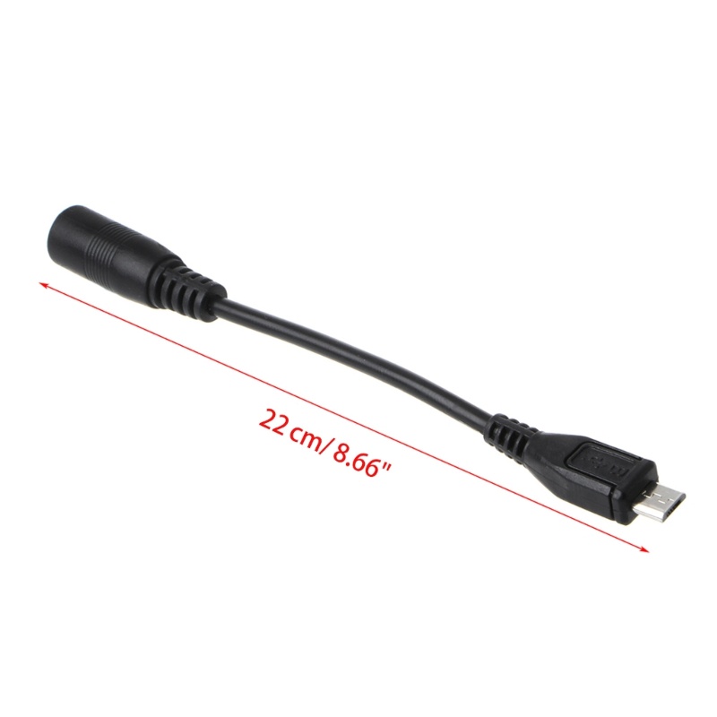 Đầu Cắm Nguồn DC Chống Thấm Nước 5 * 2 1mm Sang Micro USB Chuyên Dụng