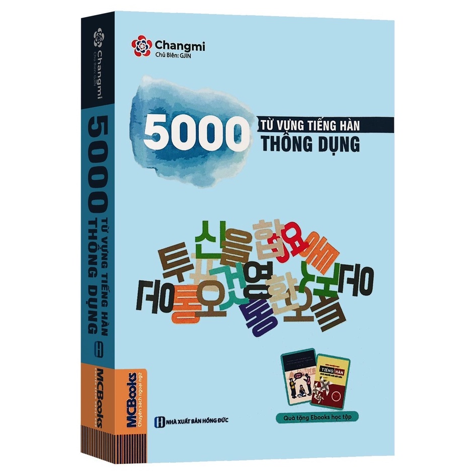 Sách 5000 Từ Vựng Tiếng Hàn Thông Dụng Tái bản 2021 MCKO8571