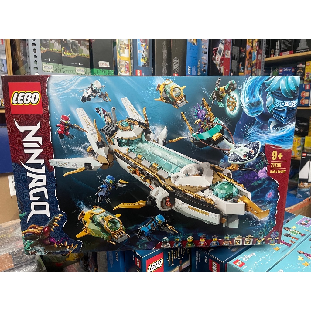 - LEGO 71756 - Ninjago - Hydro Bounty - Chiến hạm dũng mãnh Hydro Bounty
