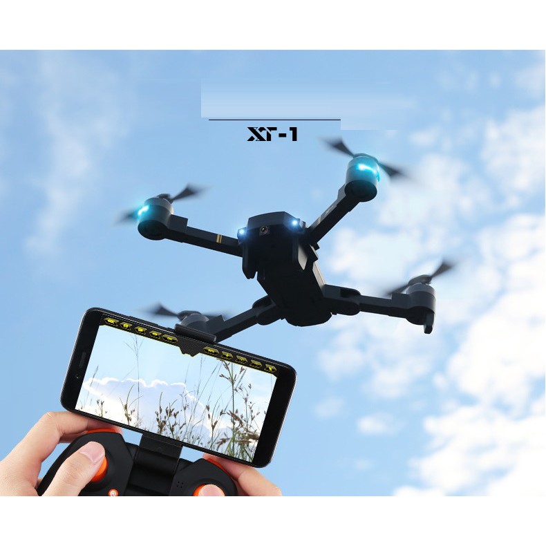 ☑️Fly Cao Cấp,Máy bay điều khiển từ xa XT-1 kết nối Wifi quay phim chụp ảnh Full HD 1080P,có thể chụp selfie-bảo hành 12