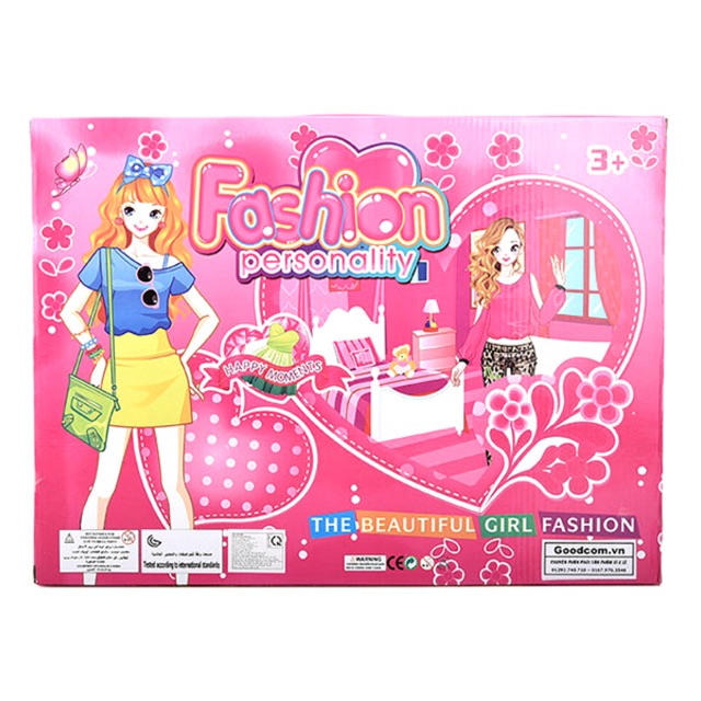 Bộ sưu tập thời trang đại gia đình búp bê Barbie vui nhộn