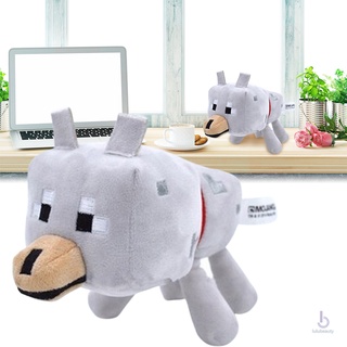 Đồ chơi nhồi bông hình chó sói Minecraft cho bé