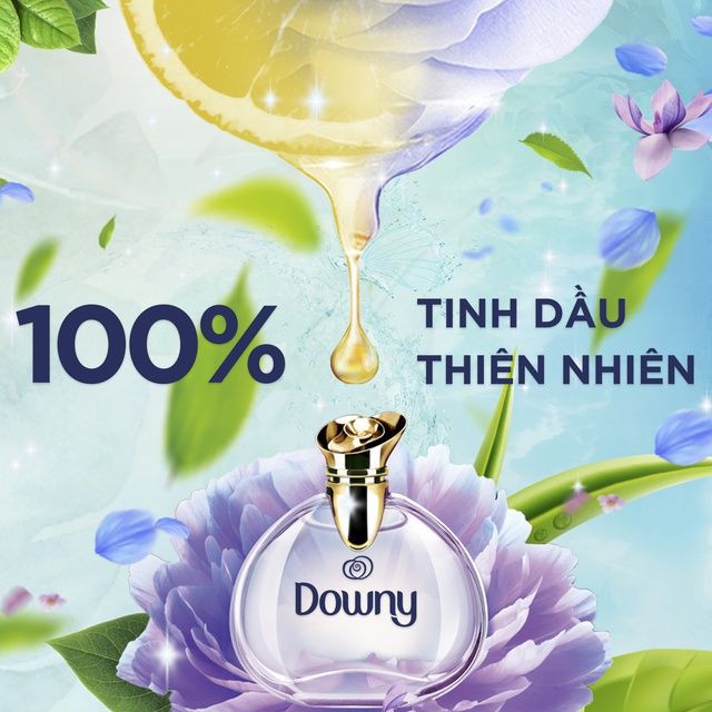 Nước xả vải Downy Đóa hoa thơm mát túi 2.3L