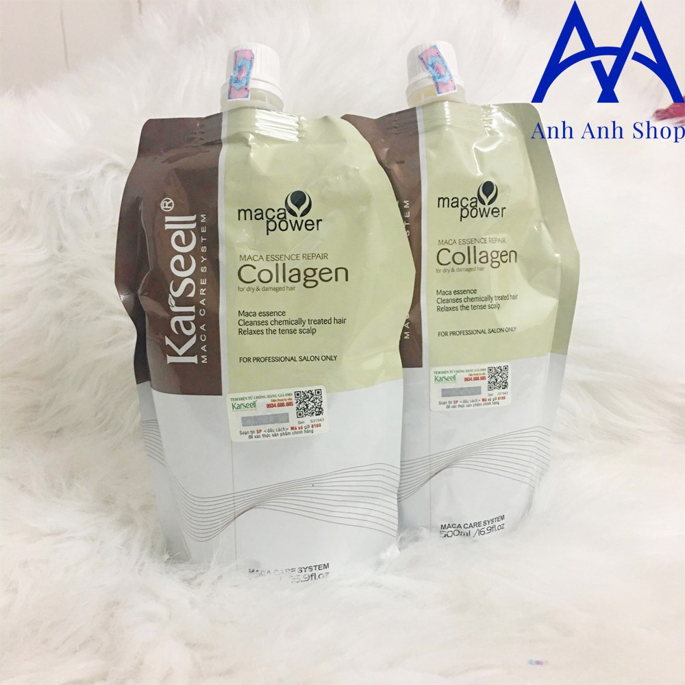 Dầu hấp tóc Collagen Karseell Maca