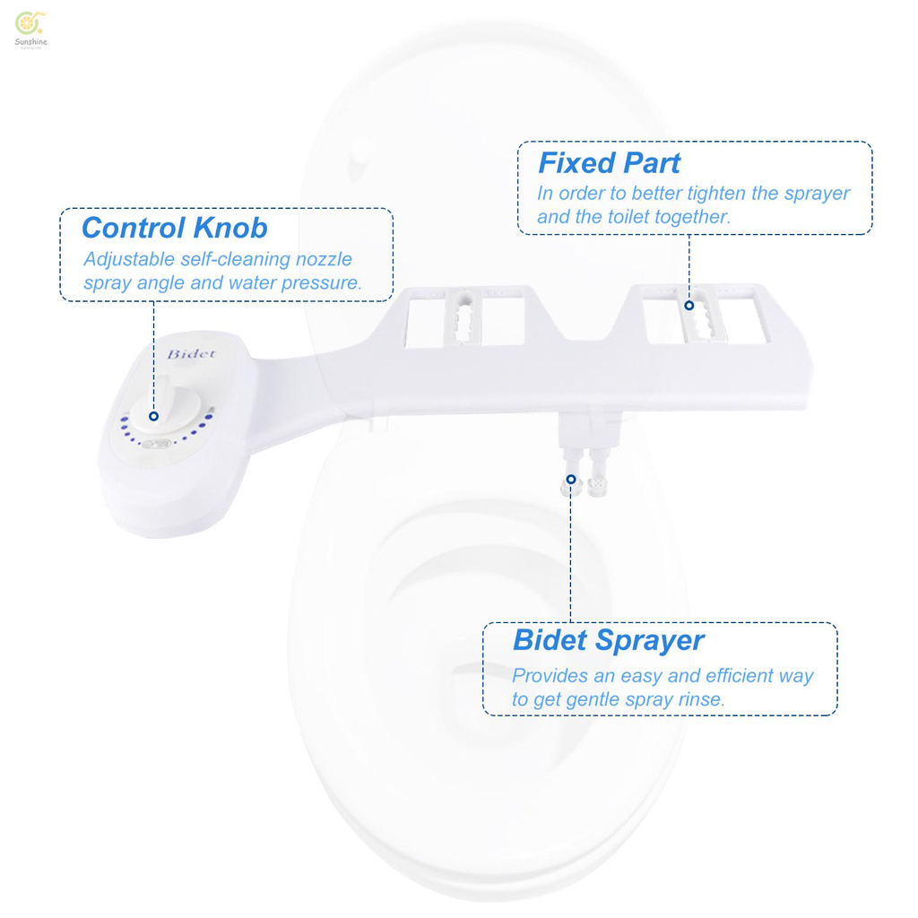 Bộ Vòi Phun Nước Vệ Sinh Toilet Tự Động Không Sử Dụng Điện G1 / 2 | BigBuy360 - bigbuy360.vn