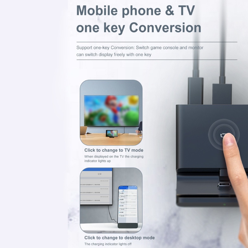 Đế Sạc Chuyển Đổi Video TV Cho Switch / Switch Lite