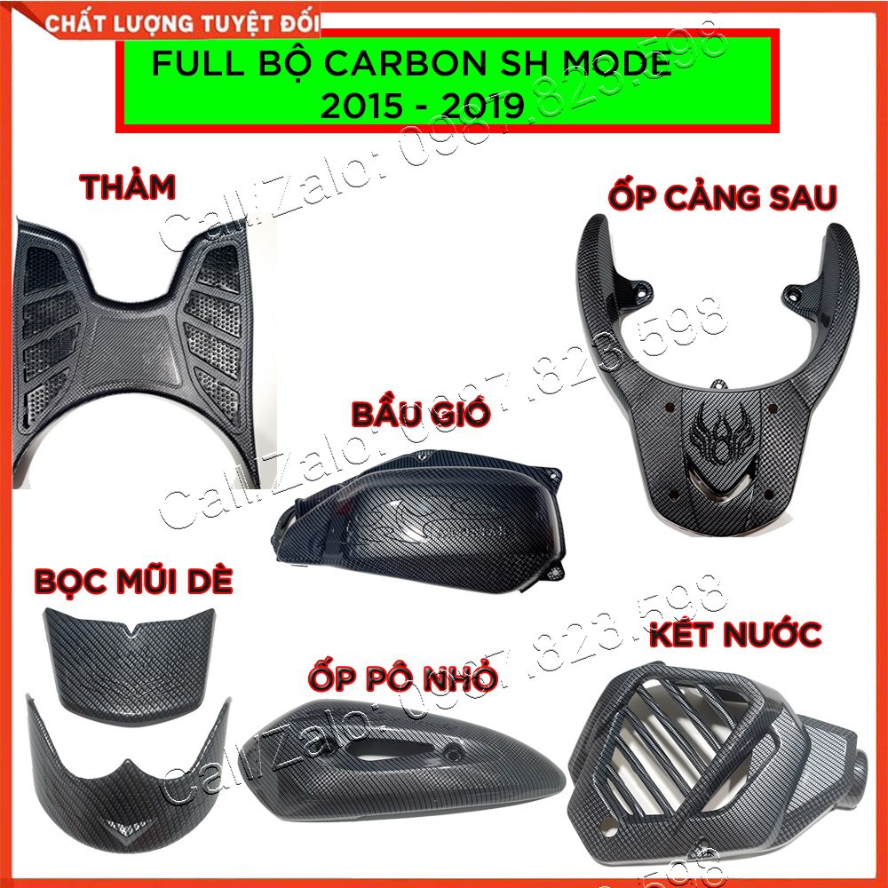 Bộ Carbon SH Mode 2015 - 2019 𝐀𝐑𝐓𝐈𝐒𝐓𝐀𝐑 Chính Hãng (Có Bán Lẻ Từng Món)