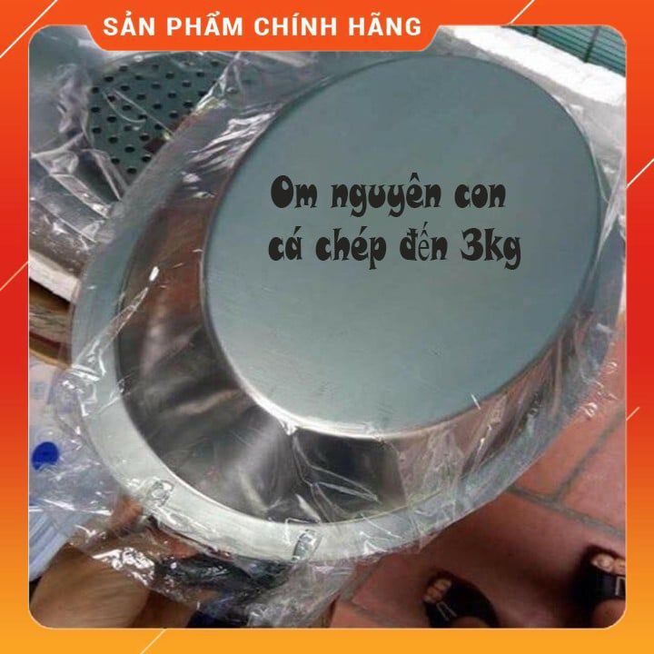 KHAY OM CÁ INOX- khay lẩu cá inox cao cấp [FREESHIP]