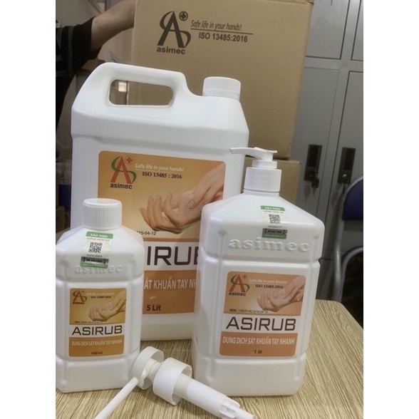 Nước Rửa Tay Nhanh Sát Khuẩn ASIRUB 500ML