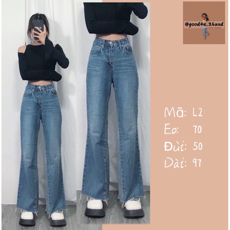 QUẦN BÒ SUÔNG, BAGGY SECONDHAND! [ Số đo ở ảnh ]