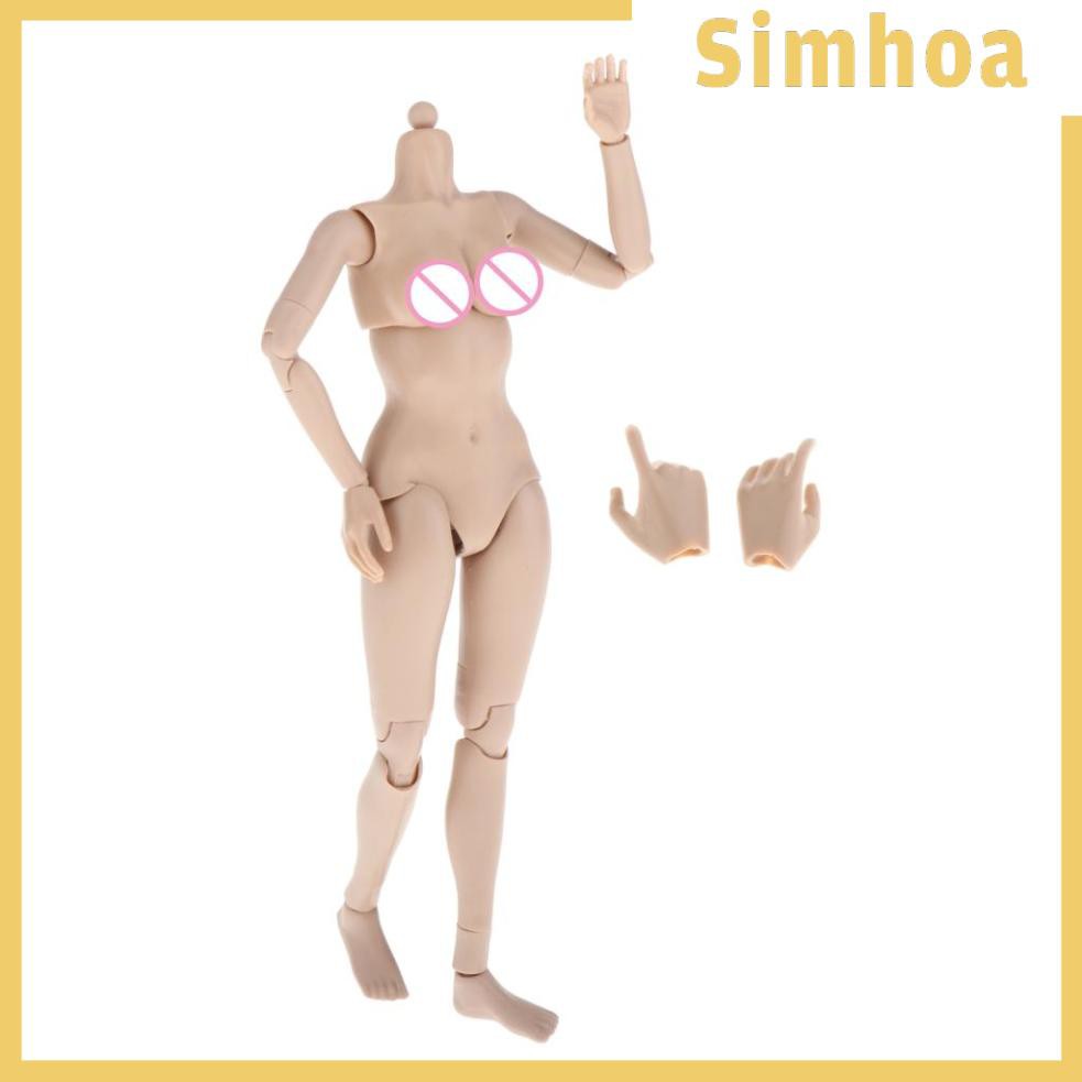 FLEXIBLE Mô Hình Cơ Thể Nữ Không Đường May Tỉ Lệ 1: 6