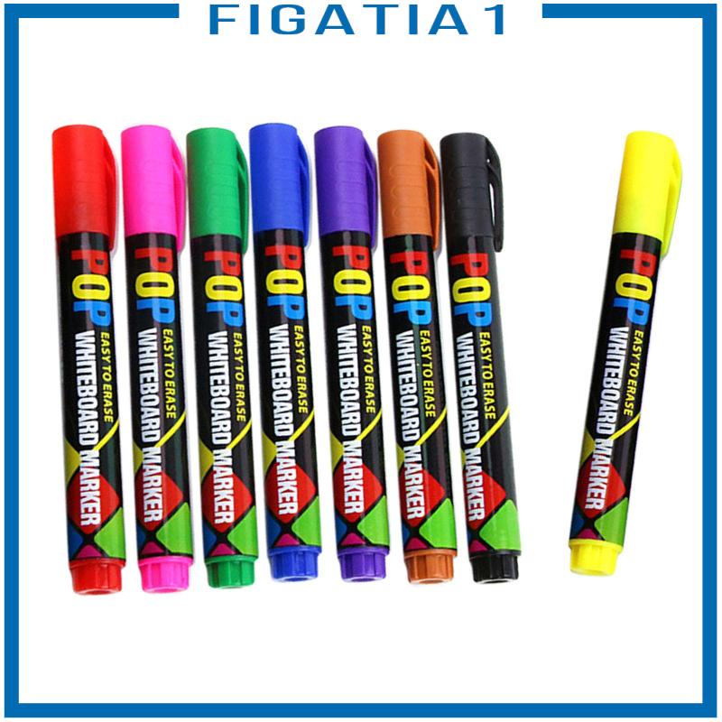 [figatia1] Bảng Trắng Lau Khô Nhiều Màu Sắc Cho Giáo Viên Trẻ Em 8 Màu