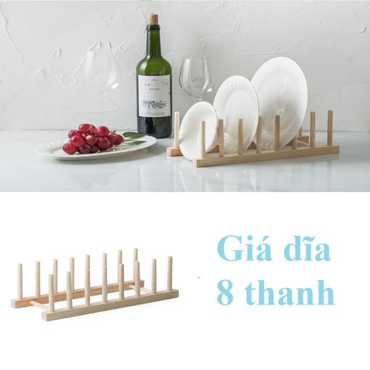 GIÁ TRƯNG BÀY DĨA VÀ TẠP CHÍ - GỖ THÔNG (THÁO RỜI) - GIBA