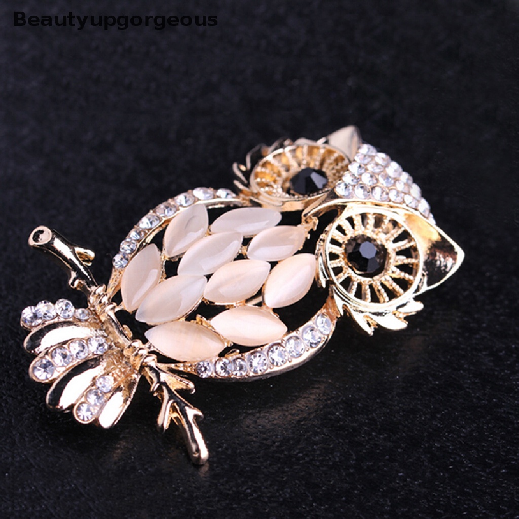 Đẹp Mắt | Trâm Cài Khăn Choàng Hình Chim Cú Cổ Điển