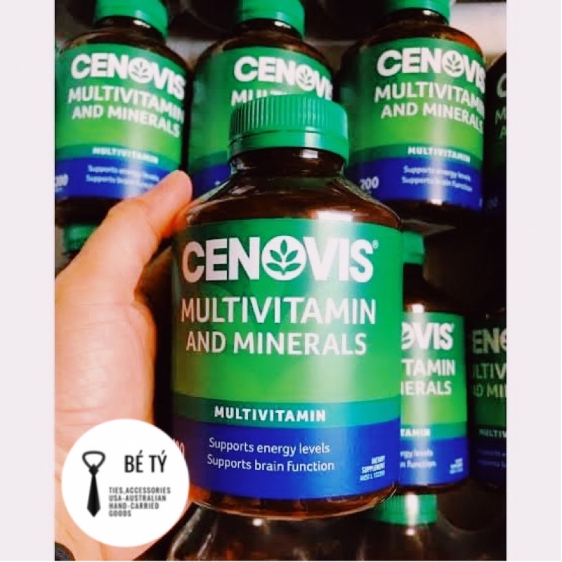 💐 Viên uống Vitamin tổng hợp Cenovis Multivitamin & Minerals 200 viên