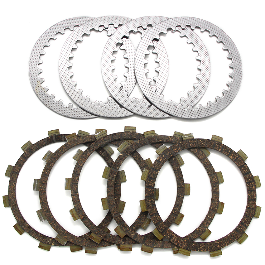 Bộ đĩa ma sát ly hợp cho Yamaha XV240 / 250 Route SRV250 XVS125 / 250 Drag Star XV125S Virago OEM: 5