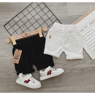 Quần kaki ngố rách cho bé trai
